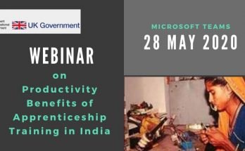 DFID UK Webinar on Apprenticeship Training Skill Reporter May 2020