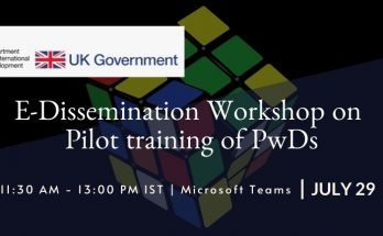 DFID SCPwD E-Dissemination Workshop 27072020