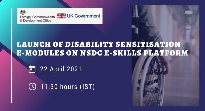 Disability Sensitization E-Module Launch NSDC E-Skills Platform by FCDO