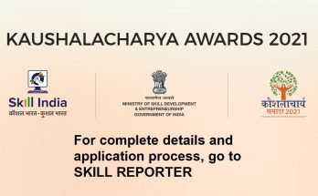 NSDC Ministry of Skills Development PMKVY Kaushalacharya Awards Skill Reporter