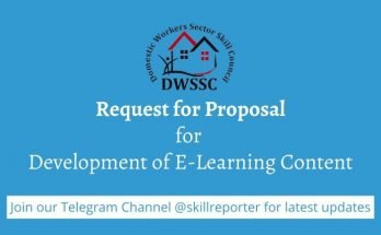 DWSSC RFP E-Learning Content at Skill Reporter