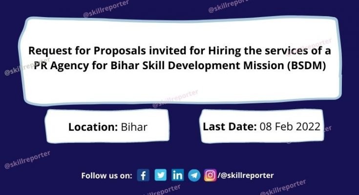 BSDM PR Agency RFP at SkillReporter