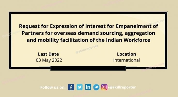 REOI NSDC International Indian Workforce Mobility at SkillReporter
