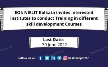 EOI NIELIT Kolkata skill development india training SkillReporter