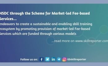 NSDC Scheme for Market-led Fee-based Services May 2022