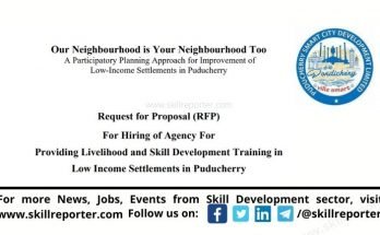 Puducherry RFP Livelihood Skill Development India; available at Skill Reporter