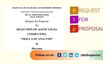 HSRLM Haryana RFP Tender Skill Gap Analysis July 2022 - Skill Reporter