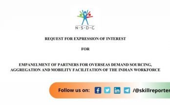 NSDC International REOI Tender Overseas Recruitment Agency July 2022