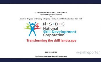 NSDC inviting RFP for Training and Capacity Building of Jan Shikshan Sansthan JSS Staff; read more on SkillReporter