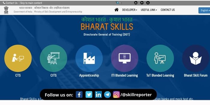 DGT MSDE Bharatskills Forum for Trainees and Trainers 2022, read more at skillreporter.com