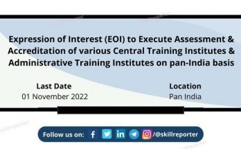 Capacity Building Commission EOI Tender for Central Training and Administrative Institutes, read more on skillreporter.com