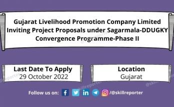 GLPC Gujarat Sagarmala DDUGKY Convergence Program RFP EOI Tender, read more at SkillReporter.com