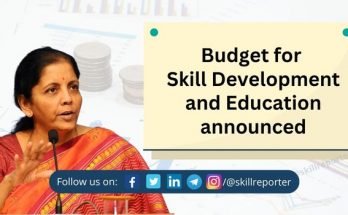 Ministry of Finance Nirmala Sitharaman announces Budget 2023 Education and Skill Development Highlights; read more at skillreporter.com