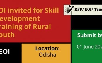 ORMAS Odisha Skill Development EOI Tender Training Rural Youth PIAs; read more at skillreporter.com