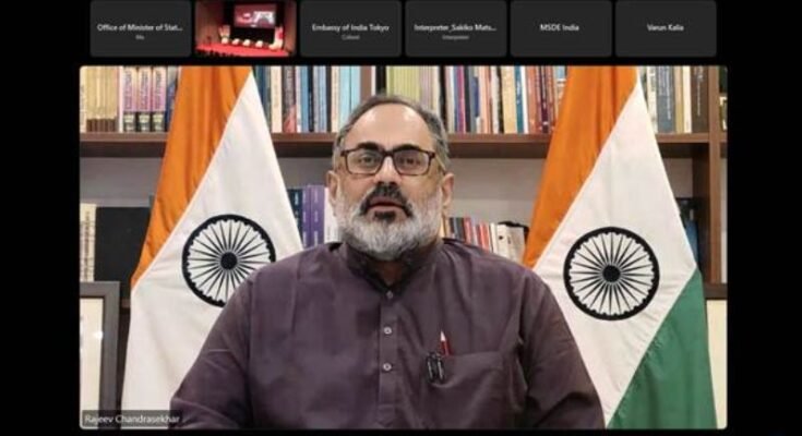 MoS Rajeev Chandrasekhar Skill Development