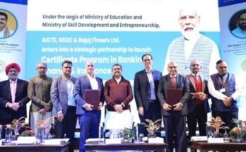 NSDC AICTE Bajaj Finserv MoU for banking finance skill development