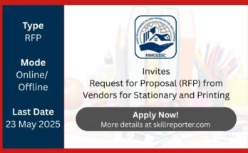HMCGSSC RFP for Vendors for Stationary and Printing New Delhi; read more at skillreporter.com