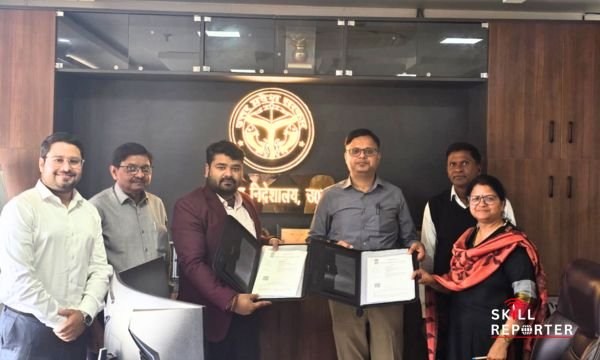 Distil Education Uttar Pradesh Govt MoU Vocational Training in ITI; read more at skillreporter.com