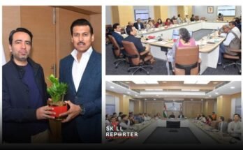 MSDE Review Skilling in Rajasthan; read more at skillreporter.com