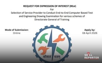 DGT Invited EOI From Agencies To Conduct Exams Under Various Schemes; read more at skillreporter.com