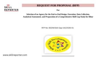 BSDM Bihar invites RFP from consulting agencies to conduct all district comprehensive skill gap study; read details at skillreporter.com