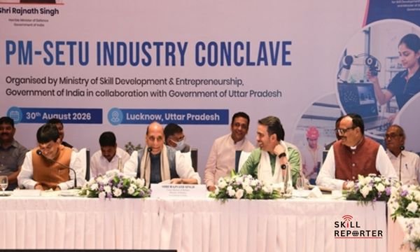 MSDE in collaboration with Government of Uttar Pradesh organises PM-SETU Industry Conclave in Lucknow; read more at skillreporter.com