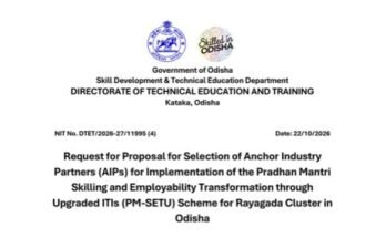 RFP for ITI Upgradation in Rayagada Cluster Odisha; read more at skillreporter.com